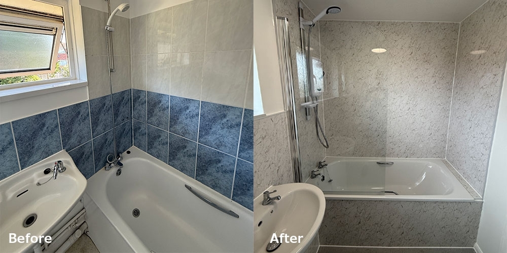 A newly fitted bathroom
