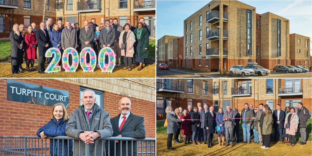 Celebrating the official opening of Turpitt Court, Horsham