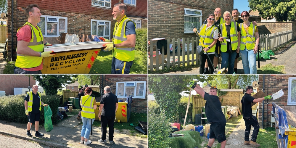 A sunny ‘Love your estate day’ in Pulborough